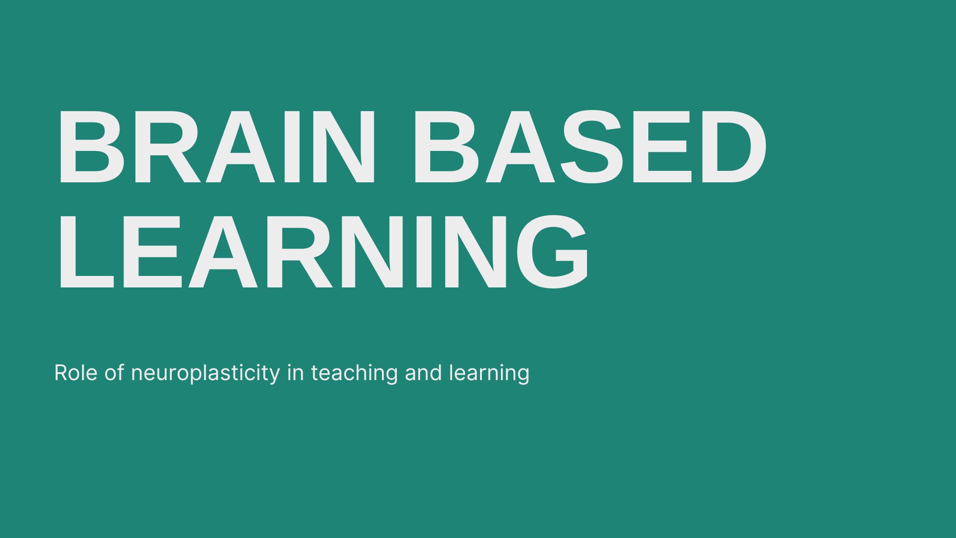 Read more about the article Unlock a child’s learning pattern with Brain Based Learning